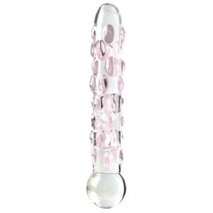 Glasdildo »Icicles No. 7« mit Reiznoppen
