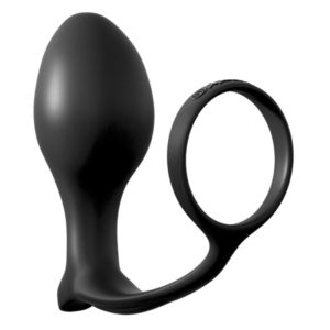 Plug mit Penisring „Ass-Gasm Cock Ring Advanced Plug“
