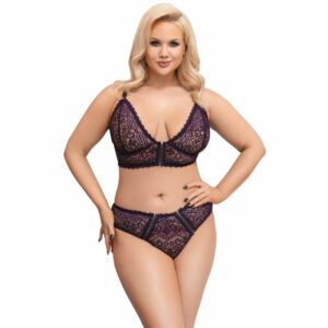 Bralette plus Slip aus feiner Spitze