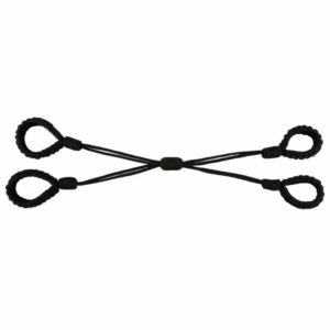 Fesselkreuz „Cuff Set Rope“ mit verstellbaren Schlaufen für Hände und Füße