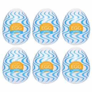 Masturbator „Egg Wind“ mit Wellen-Stimulationsstruktur