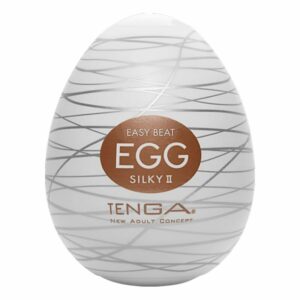 Masturbator „Egg Silky II“ mit neuer Rillenfaden-Stimulationsstruktur