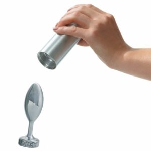 Massiver Analplug aus Aluminium