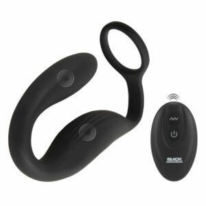 Cock ring with RC butt plug